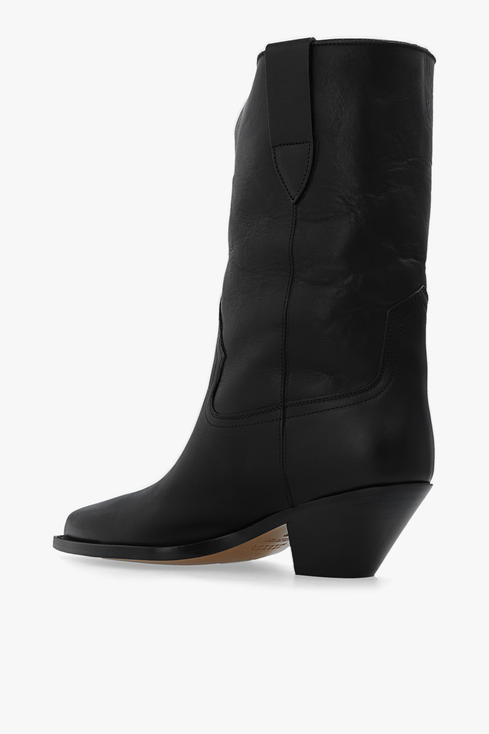 Isabel marant black cowboy boots best sale